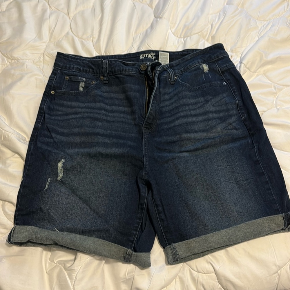 women’s denim bermudas